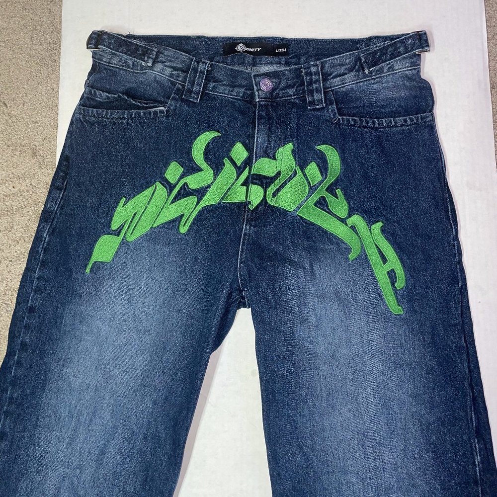 VICINITY baggy Jeans Embroidered